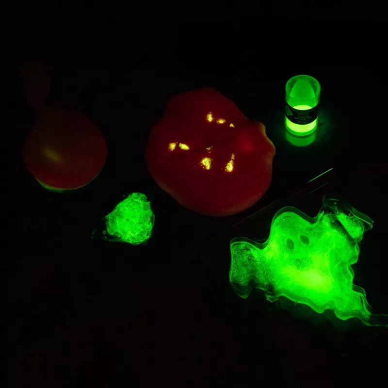 Teaduskomplekt Liscianigiochi Crazy Science Slime in the dark 304-PL89239 — pimedas helendava lima katsekomplekt