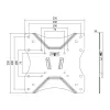 TV-kinnitus LogiLink BP0004 106,7 cm (42 tolli) must