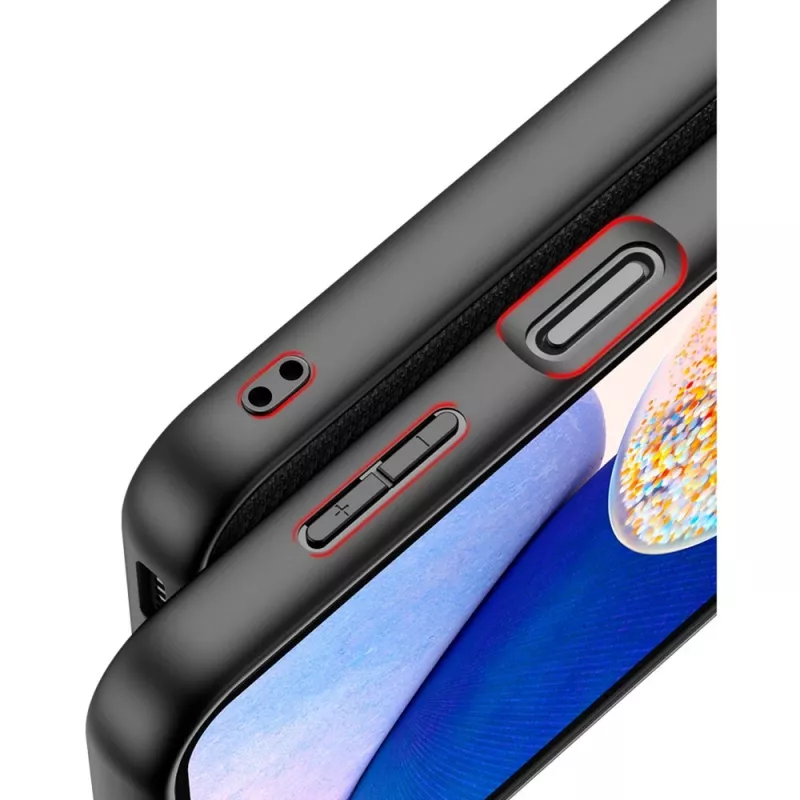 StyleShell NYLO, telefoniümbris must, Samsung Galaxy A15 5G / A15 4G