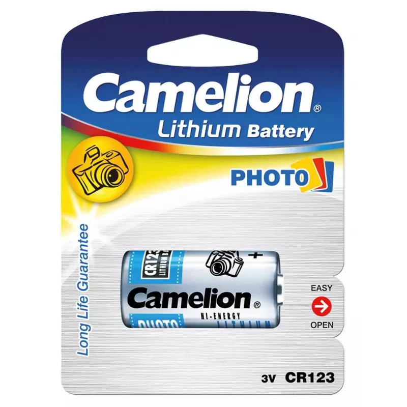 Camelion CR123A-BP1 Liitium 1300mAh 3V