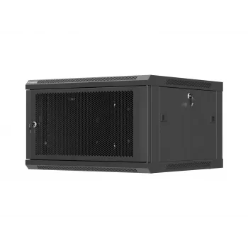 Seinale paigaldatav 19 inch 6U 600x600 must riiulikapp