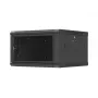 Seinale paigaldatav 19 inch 6U 600x600 must riiulikapp