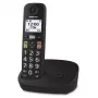 Juhtmeta telefon Panasonic KX-TGU110FXB koos DECT-juhtmevaba tehnoloogiaga