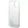Karl Lagerfeld KLHCP14MLMNMS iPhone 14 Plus 6.7 kõva ümbris hõbedane / hõbedane Liquid Glitter Monogram