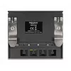DELOCK Mini töölaua RJ45 4-pordiline Cat.6A varjestatud patch-paneel must, metall, 90×22×93 mm