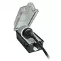 Pistikupesa Bachmann 924.349 Must Läbipaistev