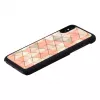 Kaitsev nutitelefoni ümbris iKins iPhone XS / iPhone X, teemantmuster, must
