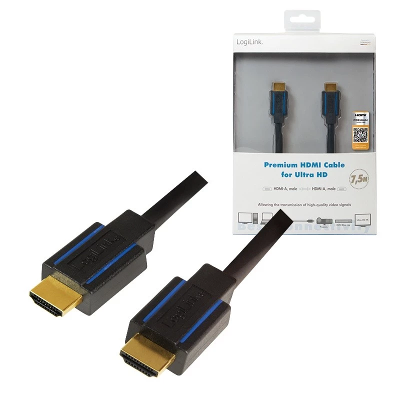 HDMI kaabel LogiLink CHB007 7,5 m