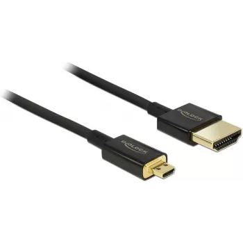 HDMI-kaabel DeLOCK HDMI-A/HDMI Micro-D 1 m