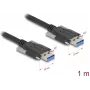 USB-kaabel DeLOCK 80998 USB 3.2 Gen 1 1 m USB A Must