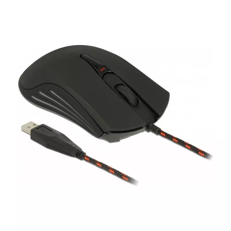 Mängurihiir DeLOCK 12531 mõlemakäeline USB Type-A optiline 4800 DPI