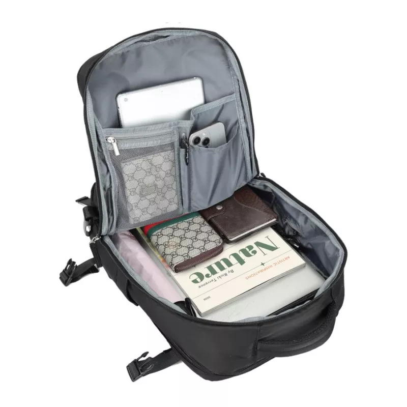 Seljakott NOVEEN CTB400 unisex 25 L, polüester, 40×25×20 cm, must