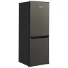 Külmik-sügavkülmik MPM MPM-215-KB-39/E — 215 L, alumine sügavkülmik, tume inox, pööratavad uksed, LED-valgusti