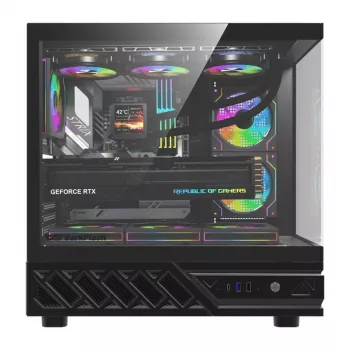 Arvutikorpus DarkFlash DS950 (must) — kesktorn ATX-ühilduv