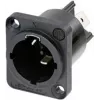 Neutrik NAC3MPX-TOP - CuSn0.2 - Must - Vask - polüamiid - Roostevaba teras - Vask - vasesulam - IP65 (NAC3MPX-TOP)