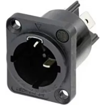 Neutrik NAC3MPX-TOP - CuSn0.2 - Must - Vask - polüamiid - Roostevaba teras - Vask - vasesulam - IP65 (NAC3MPX-TOP)