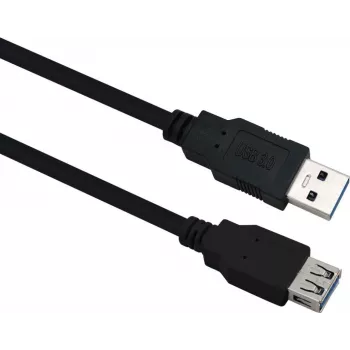 USB 3.0 pikenduskaabel helos 288349 — 0,5 m, must, isane-emane