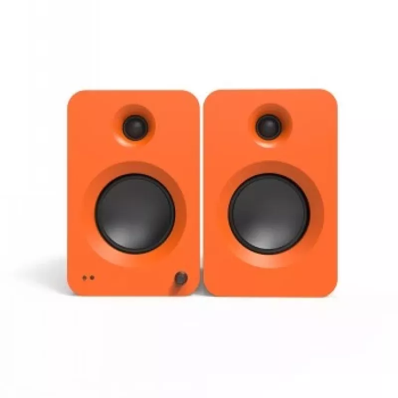 Kanto Audio 200W aktiivriilulikõlarid HDMI Arc'iga, USB-C ja Bluetooth 5.3 - matt oranž, paar (KAASAS C-tüüpi toitekaabel)