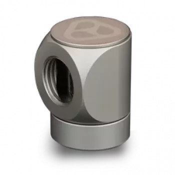Thermal Grizzly DeltaMate Rotary FF90° – vesijahutuse liitmik, matt nikkel, 1 tk (TG-DM-FIT-0210)