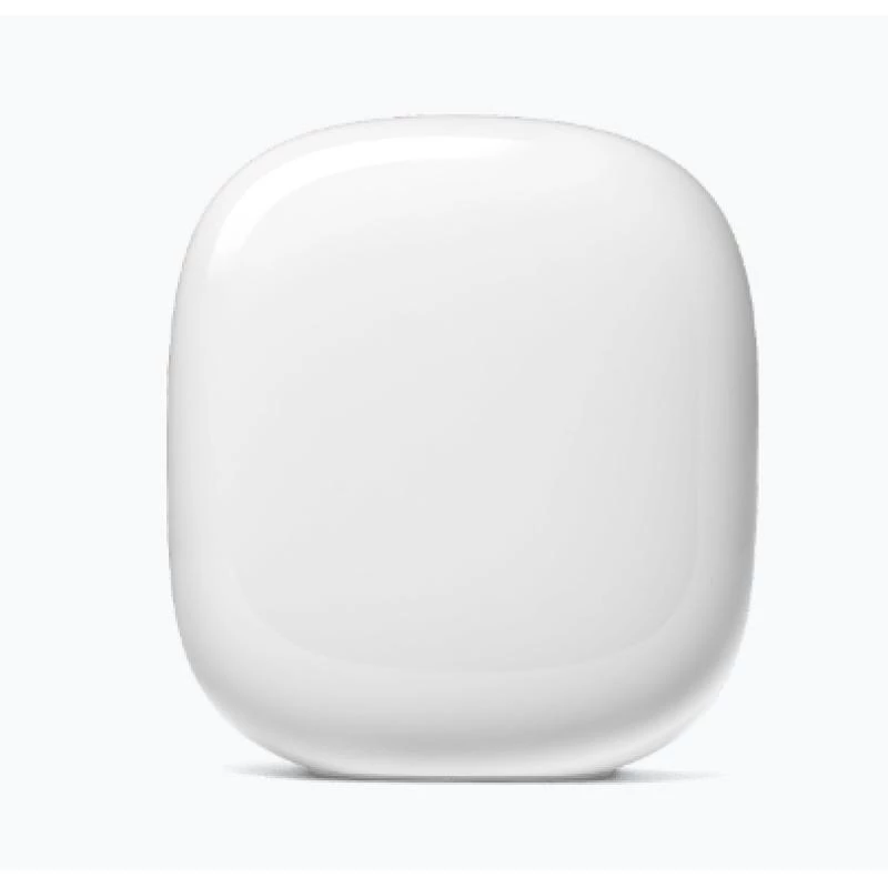 Google Nest WiFi Pro - Wi‑Fi System (Router) - up to 120 m² - Network - GigE, 802.11ax (Wi‑Fi 6E) - 802.11a/b/g/n/ac/ax (Wi‑Fi 6E) - Multi‑Band (GA03030-EU)