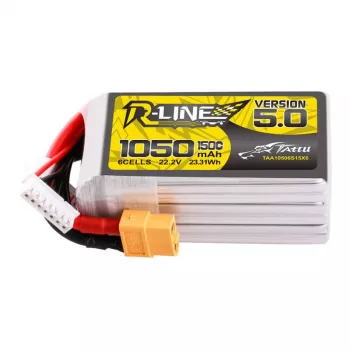 Tattu R-Line 5.0 aku 1050 mAh 22,2 V mitmevärviline