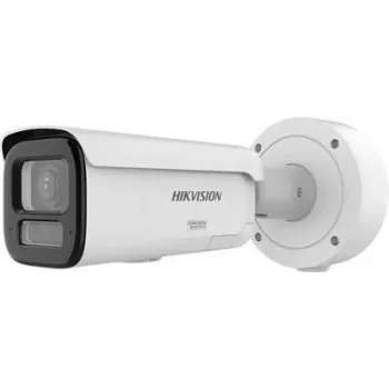 IP-kuulkaamera Hikvision Pro Series ColorVu 4 MP mootoriga varifokaal 2,8–12 mm, 1/1,8-tolline CMOS, juhtmega, sise-/välistingimustesse, valge