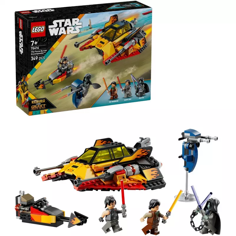 LEGO Star Wars Flame Speeder 75414 lumesõiduki komplekt — 349 tükki, 3 minifiguuri, vanusele 7+