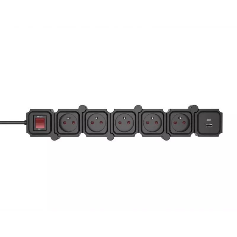 Pikendusjuhe TB Energy Power Strip 1.5 m — 1,5 m kaabel, mitu pistikupesa