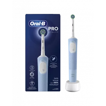 Oral-B Vitality Pro elektrihambahari, laetav, täiskasvanutele, 1 harjaots, 3 puhastusrežiimi, sinine