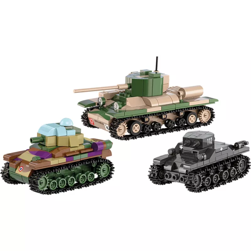 Ehituskomplekt COBI Renault R35 Valentine IX Panzer I 595 osa