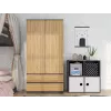 Topeshop SZAFA MALWA AN/AR K bedroom wardrobe/closet 5 shelves 2 uks(s)