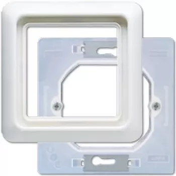 Seinalüliti katteplaat JUNG CD 681 WU WW valge termoplastist modulaarraamidele