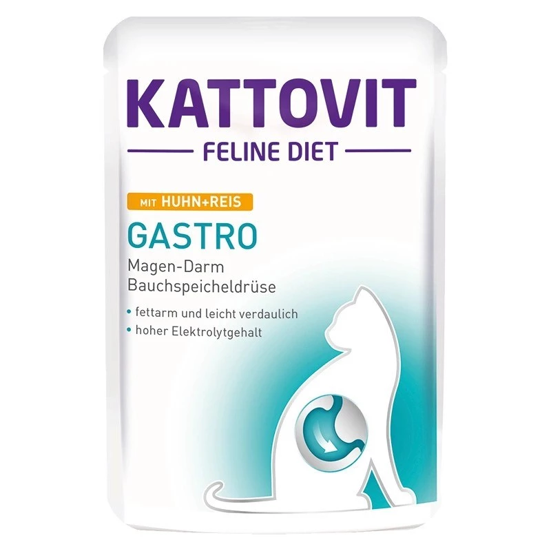 KATTOVIT Feline Diet Gastro - märg kassitoit - 12 x 85g