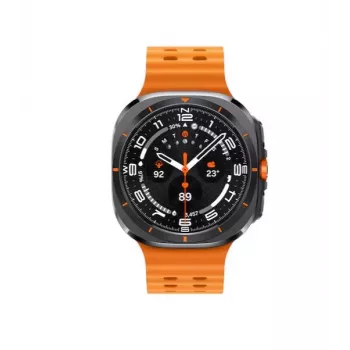 Samsung Galaxy Watch Ultra 3,81 cm (1,5 tolli) AMOLED 47 mm digitaalne 480 x 480 pikslit puuteekraan 4G hall, titaan Wi-Fi GPS (satelliit)