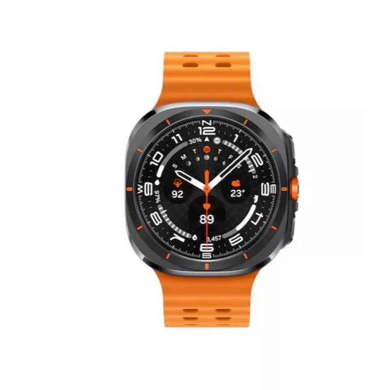 Samsung Galaxy Watch Ultra 3,81 cm (1,5 tolli) AMOLED 47 mm digitaalne 480 x 480 pikslit puuteekraan 4G hall, titaan Wi-Fi GPS (satelliit)