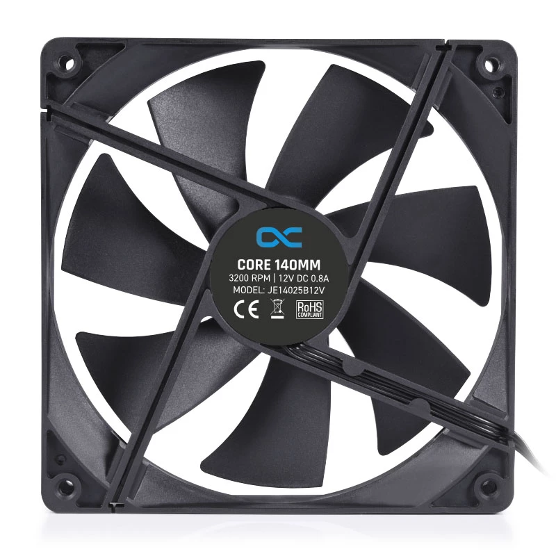 Ventilaatorimoodul Alphacool 24847 must plastik 140x140x25mm