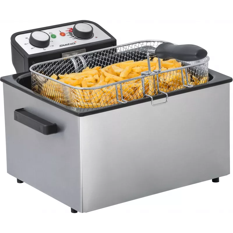 Fritüür Steba DF 300 Double 5 L 3000 W Must Roostevaba teras