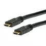 VALUE - HDMI mit Ethernetkabel - HDMI (M) bis HDMI (M) - 20 m - abgeschirmt - Schwarz - 4K Unterstützung