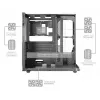 PC Midi Tower Case TACENS Mars Gaming MC-INFINIOLITE, must, karastatud klaas, toetab ATX/Micro-ATX/Mini-ITX, 120 mm ventilaatorid
