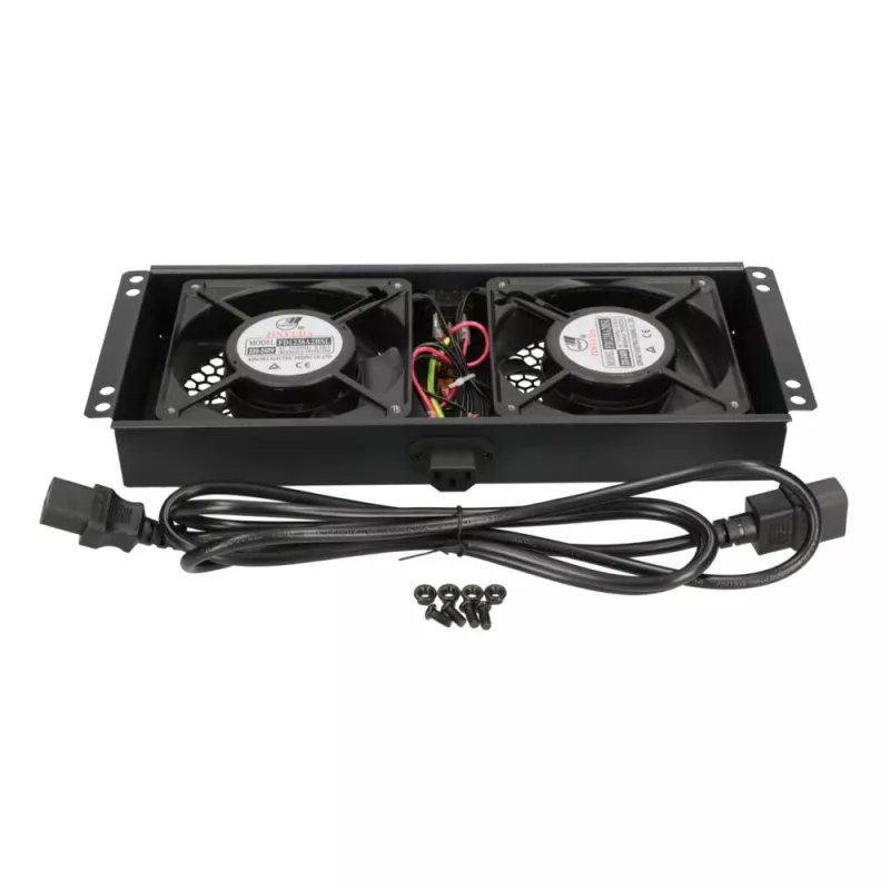 Jahutusventilaator Extralink 2 FANS ROOF COOLING UNIT 220V AC Must Metal