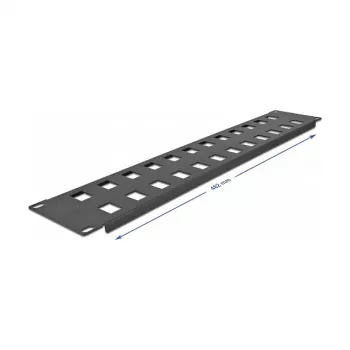 Keystone paneel DeLOCK 19 tolline Keystone Patch Panel 24 porti 2U must
