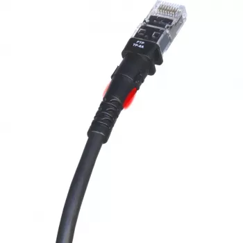 Võrgukaabel PatchSee TP-6A-F/5 Must 1,5m Cat6a F/FTP