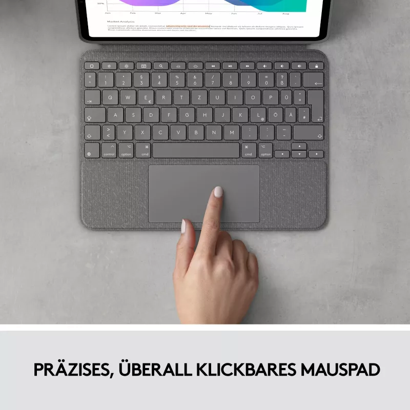 Korpuse ja klaviatuuri komplekt Combo Touch US iPad Pro 11 1,2,3 Gen hall