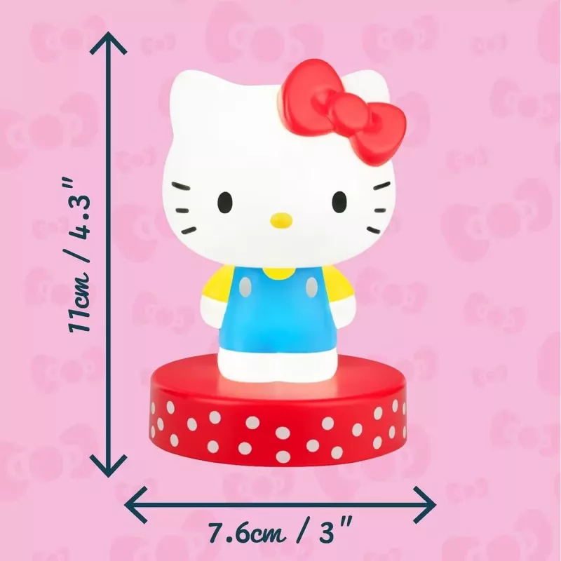 Paladone Hello Kitty Icon Light — dekoratiivne LED-ikooniga laualamp, kompaktne öövalgusti