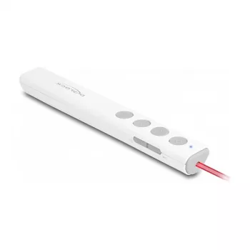 DeLOCK USB Laser Presenter valge, juhtmevaba USB RF nano vastuvõtja