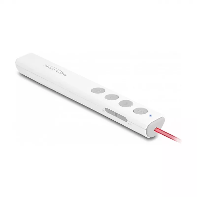 DeLOCK USB Laser Presenter valge, juhtmevaba USB RF nano vastuvõtja