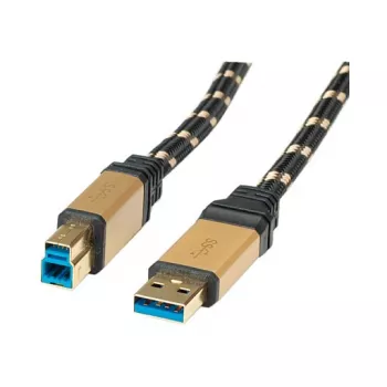ROLINE Gold – USB-kaabel – USB tüüp A (isas) USB tüüp B (isas)