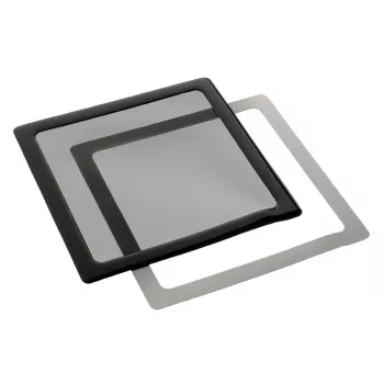 Tolmufilter DEMCiflex 200 mm ruudukujuline arvutikorpusele, must, 200×200 mm
