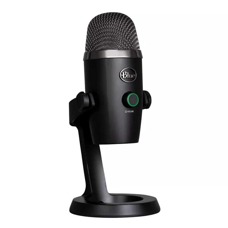 Logitech Yeti Nano, laualine mikrofon, 20–20000 Hz, 0,5%, 24 bitti, 48 kHz, 4,5 mV/Pa