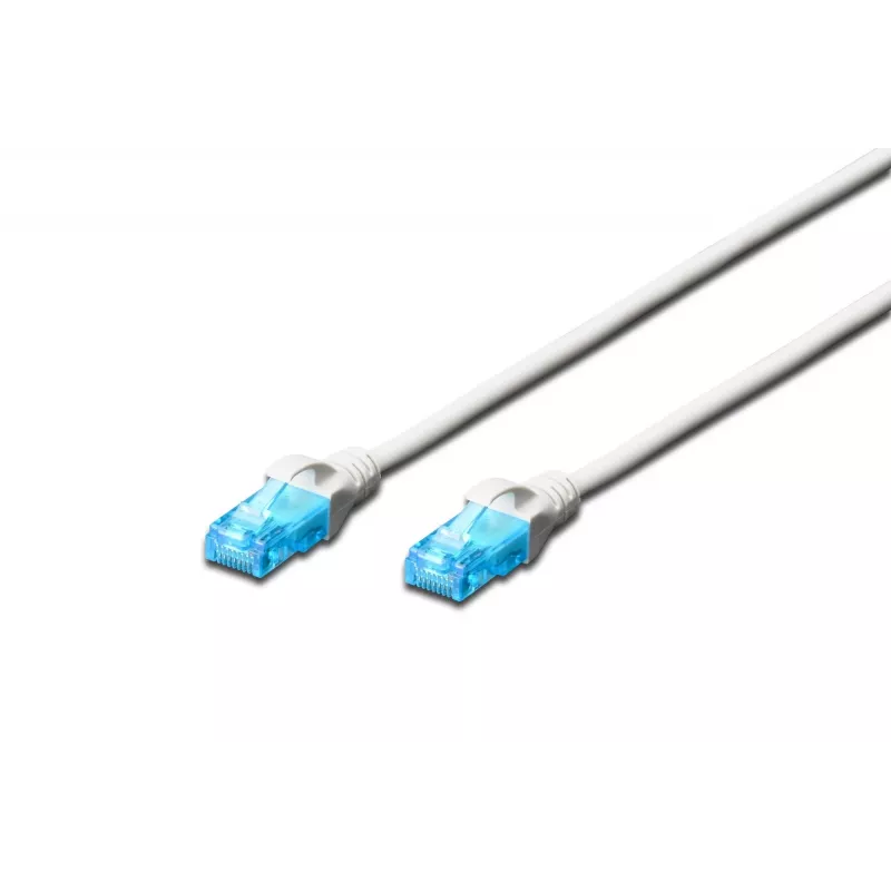 Võrgukaabel Digitus 0,25m RJ-45 Cat5e Valge